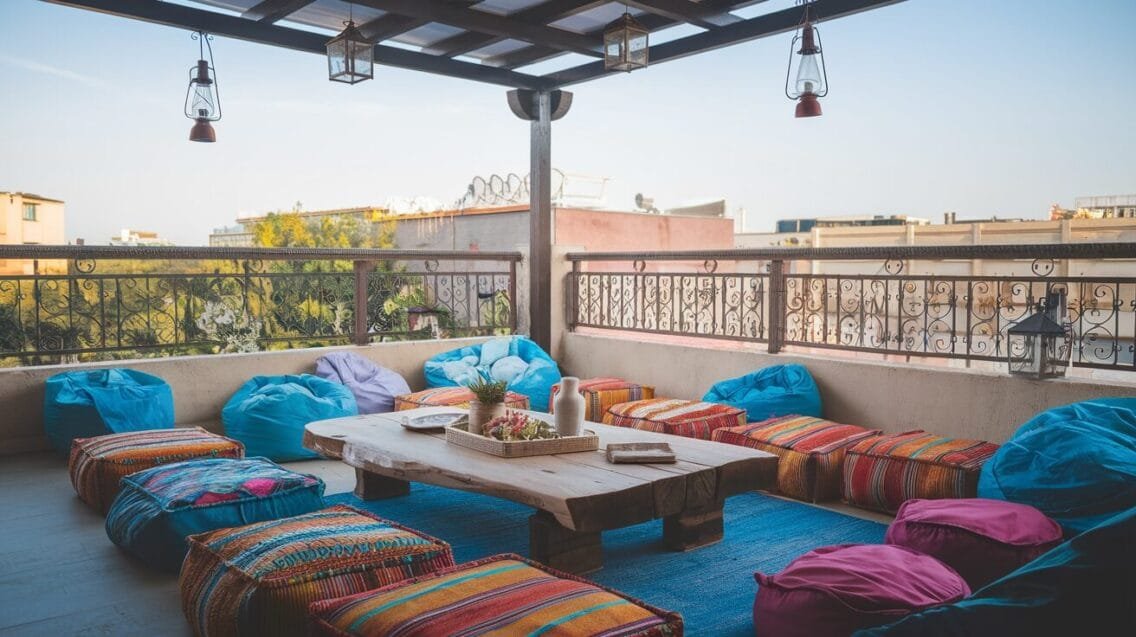 15 Boho Balkon Ideen: Inspiration für einen gemütlichen Balkon im Boho Style