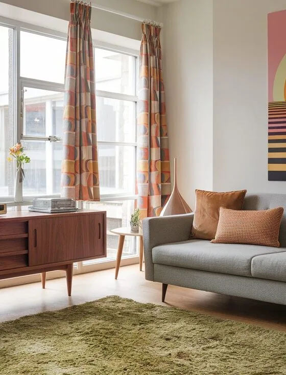 Der Retro-Stil der 70er Jahre: Ein Blick auf das perfekte Wohnzimmer