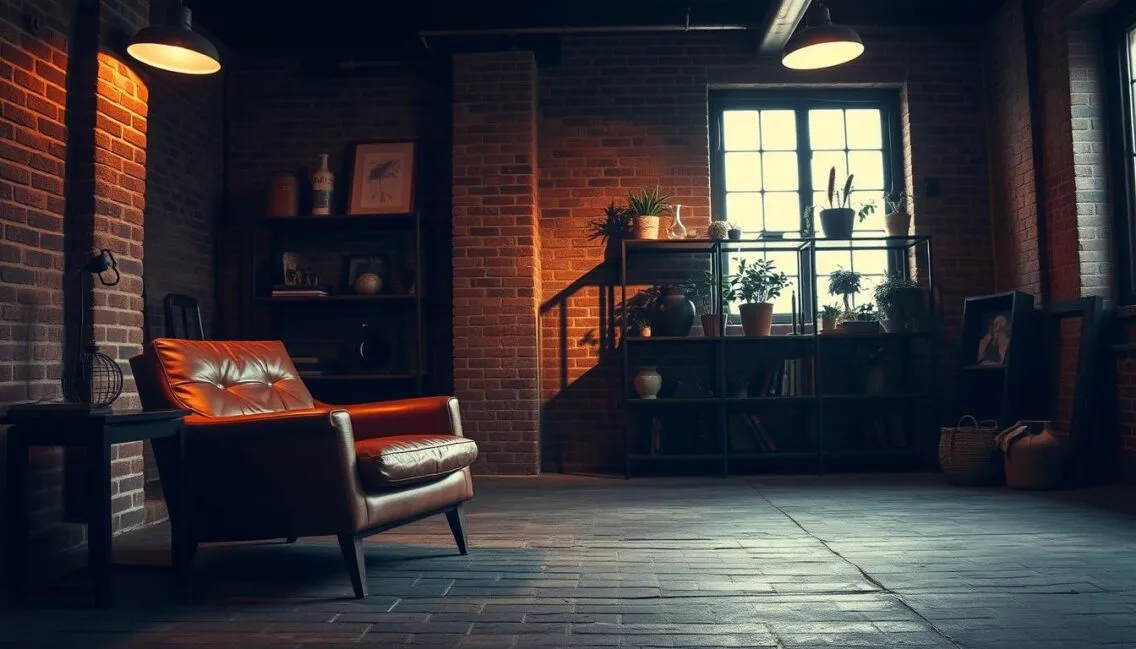 Industrial Vintage: So kombinierst du Backstein mit Mid-Century