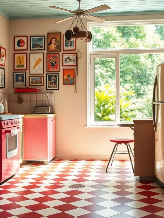 8 Retro-Wandgestaltungsideen: Von Tapeten bis Galerien