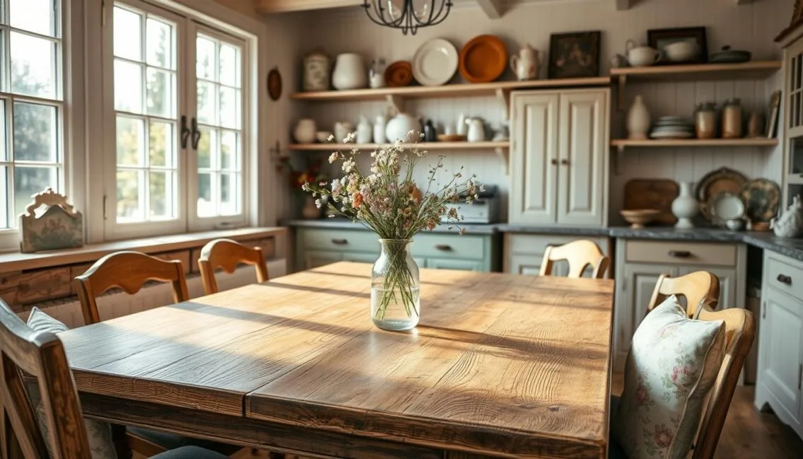Verwandle deine Küche in einen Shabby Chic-Traum