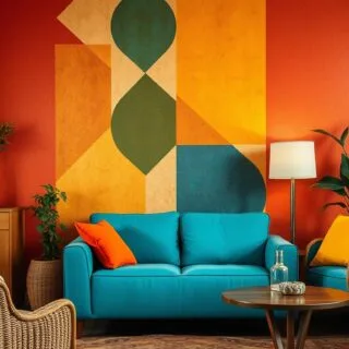 Klein, aber oho: Clever einrichten in kleine Räume Retro-Stil