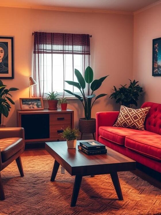Klein, aber oho: Clever einrichten in kleine Räume Retro-Stil