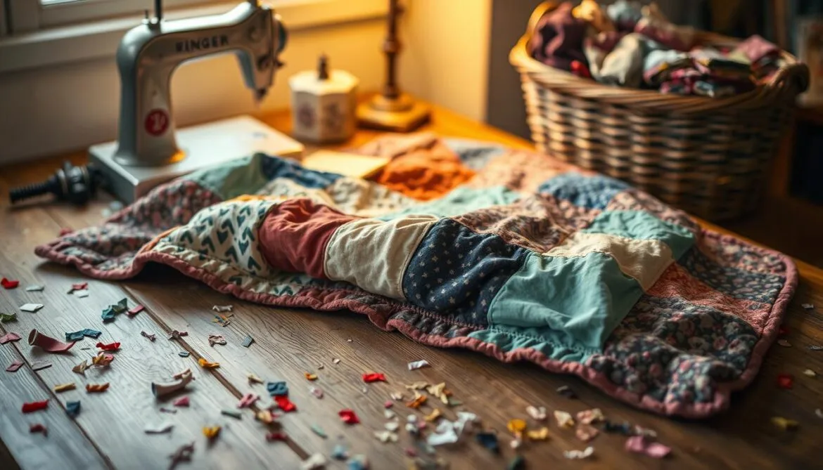 Patchwork-Decke nähen Patchwork-Decke nähen