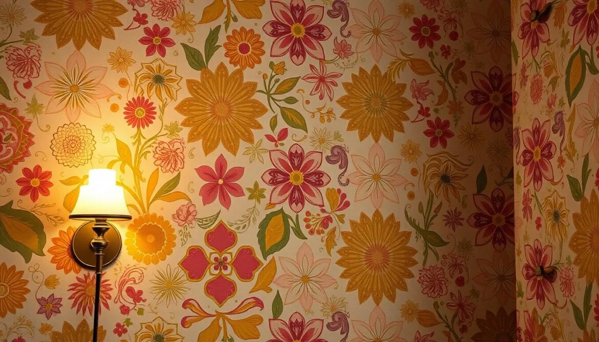 Retro Wandgestaltung mit Mustern