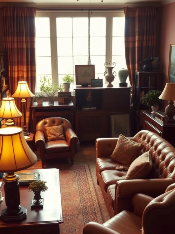 Wohnzimmer-Einrichtungsideen für ein gemütliches Ambiente im Retro-Vintage-Stil