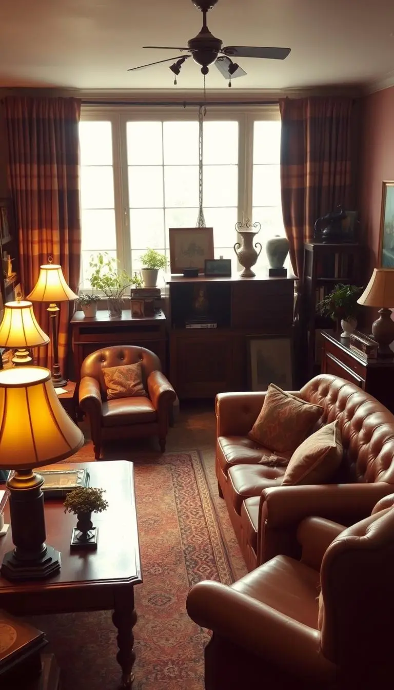 Wohnzimmer-Einrichtungsideen für ein gemütliches Ambiente im Retro-Vintage-Stil