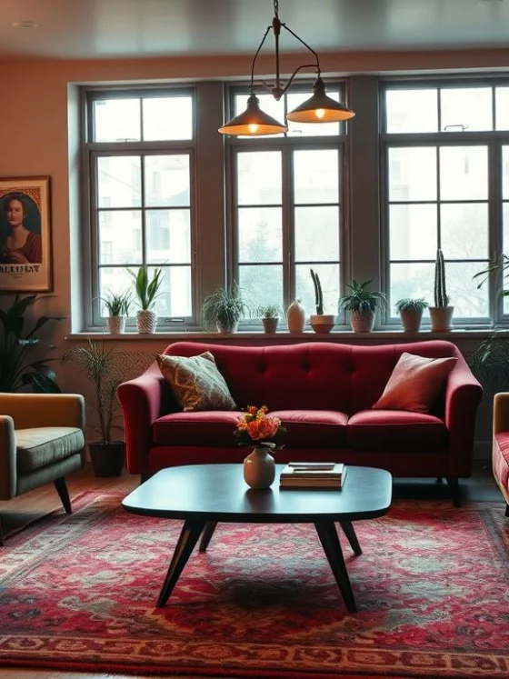 Ihr neues Vintage retro Wohnzimmer: Gestaltungsideen und Tipps